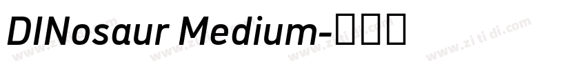 DINosaur Medium字体转换
